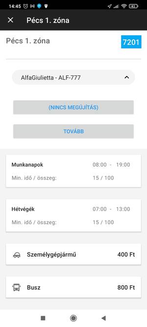 Zóna információk Android Zóna információk Android